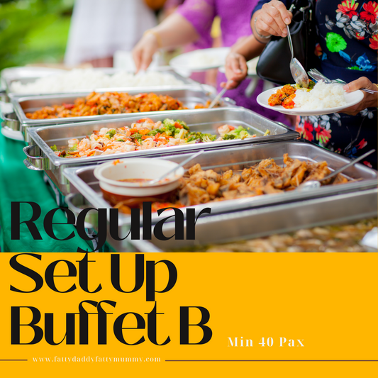Regular Buffet Set Up-Fattydaddyfattymummycatering