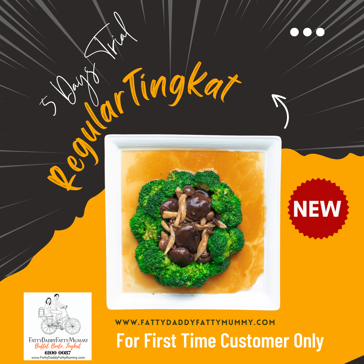 Regular Tingkat - fattydaddyfattymummy catering