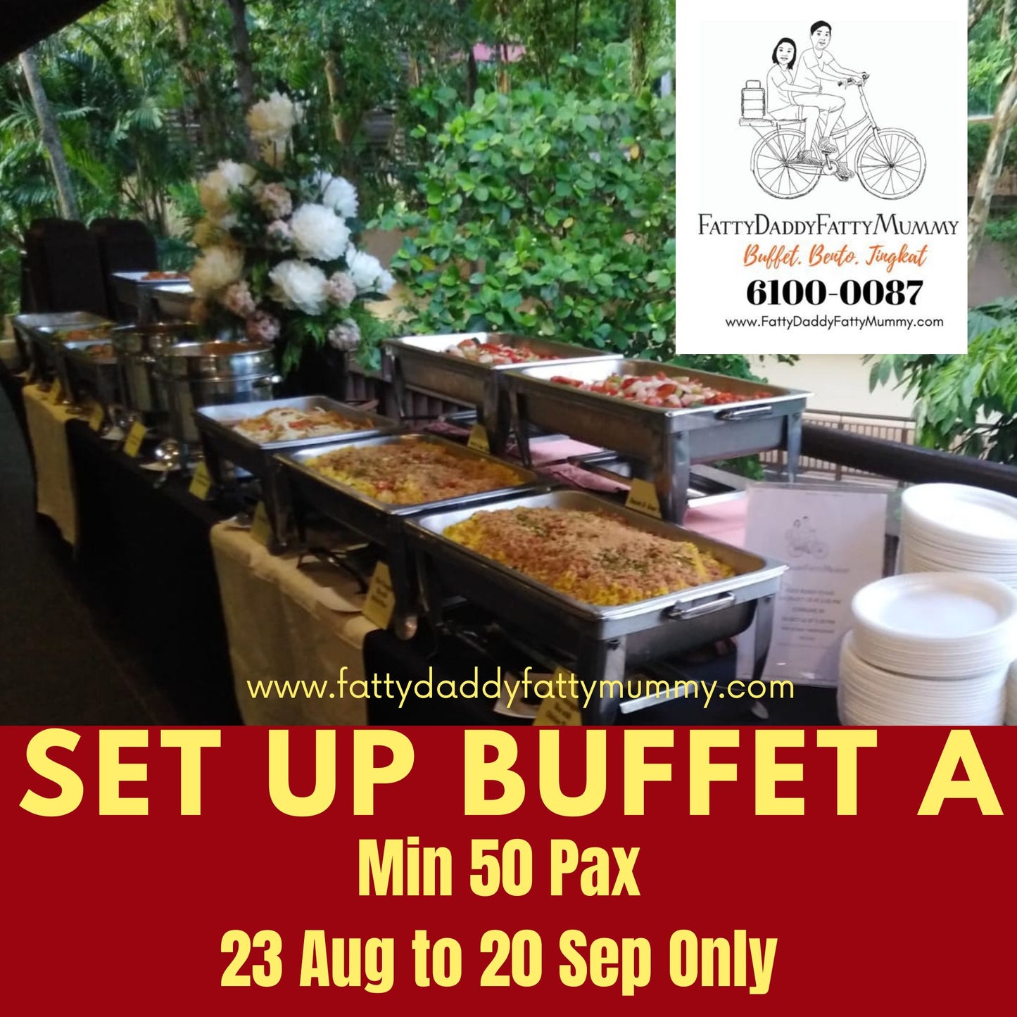Set Up Buffet A (23 Aug to 20 Sep Only)