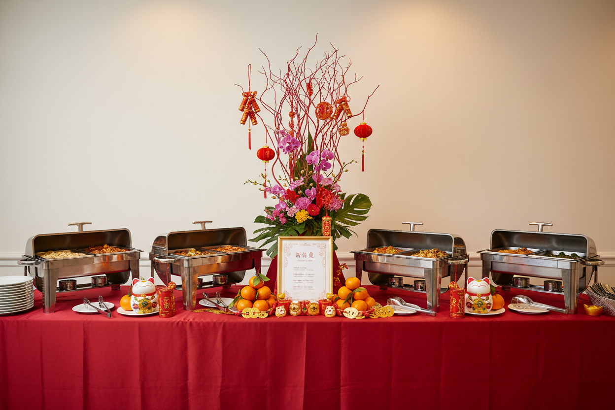 HARMONY CNY SET UP BUFFET