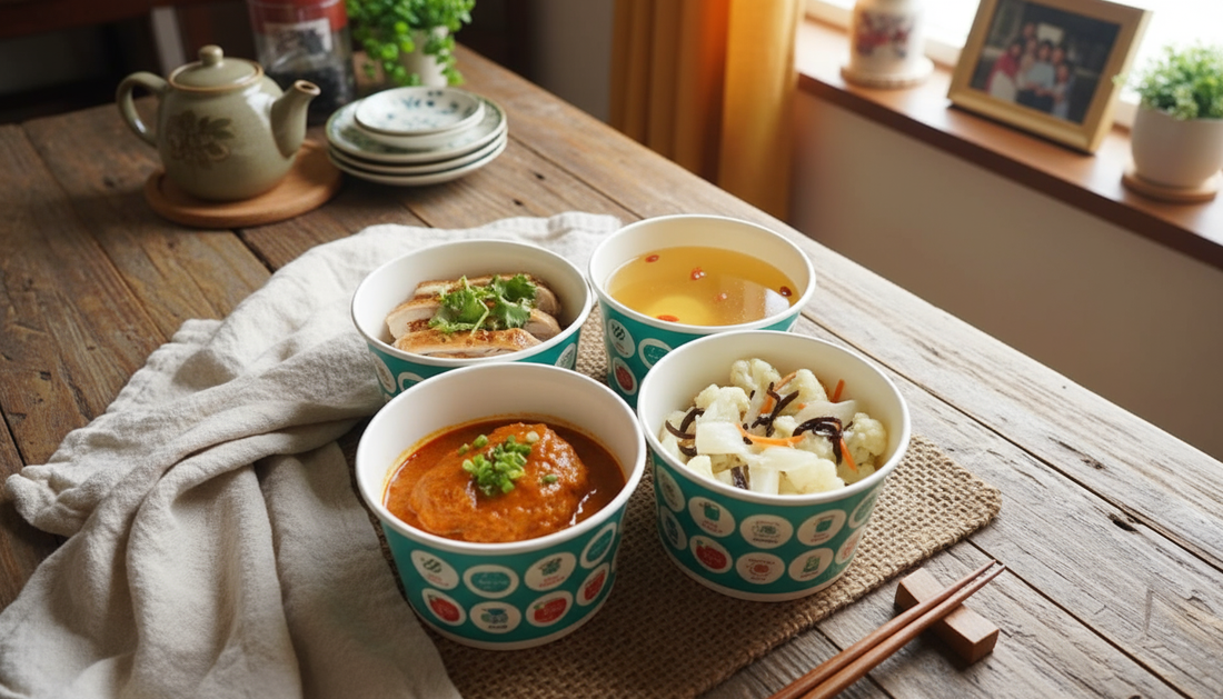 FattyDaddyFattyMummy Love Tingkat meal set - Healthier Choice Endorsed Menu 