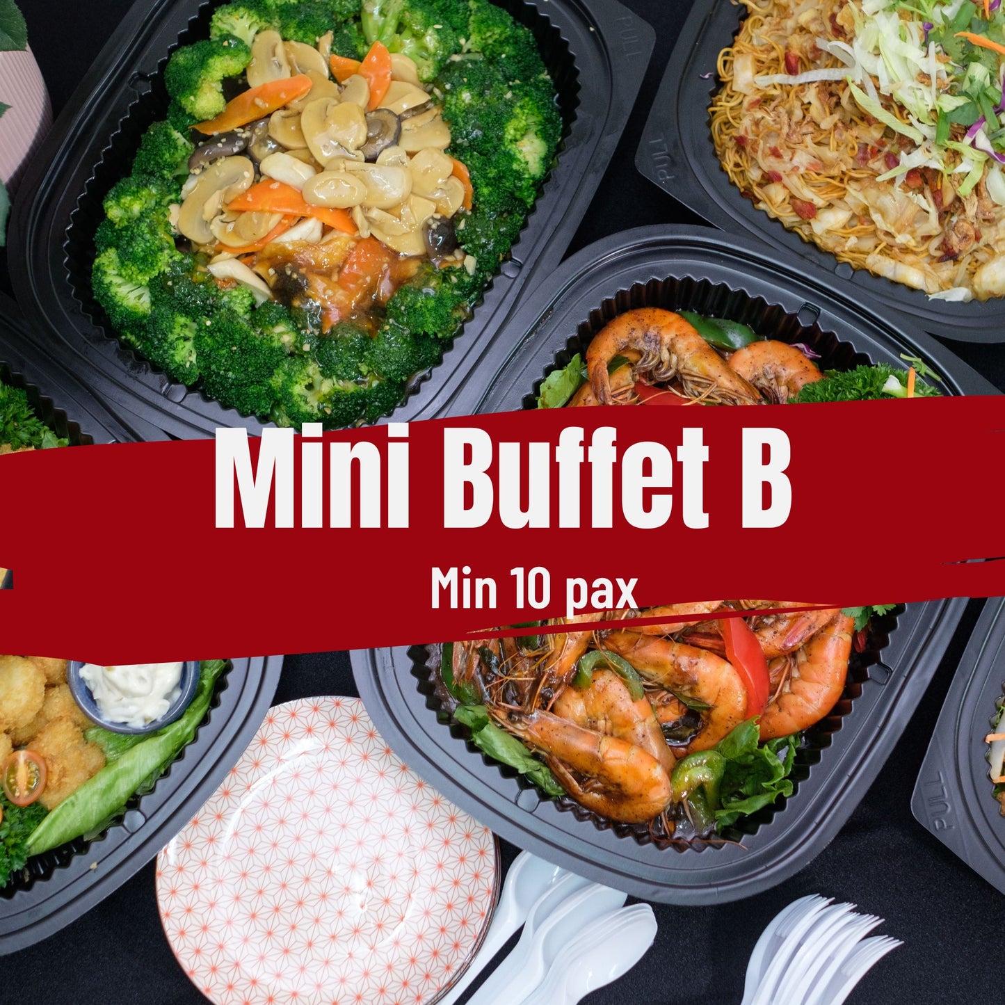 Mini buffet catering for 10 pax, 7th month buffet Singapore - FattyDaddyFattyMummy