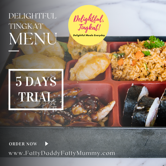 Delightful, Tingkat 5 days - fattydaddyfattymummy catering